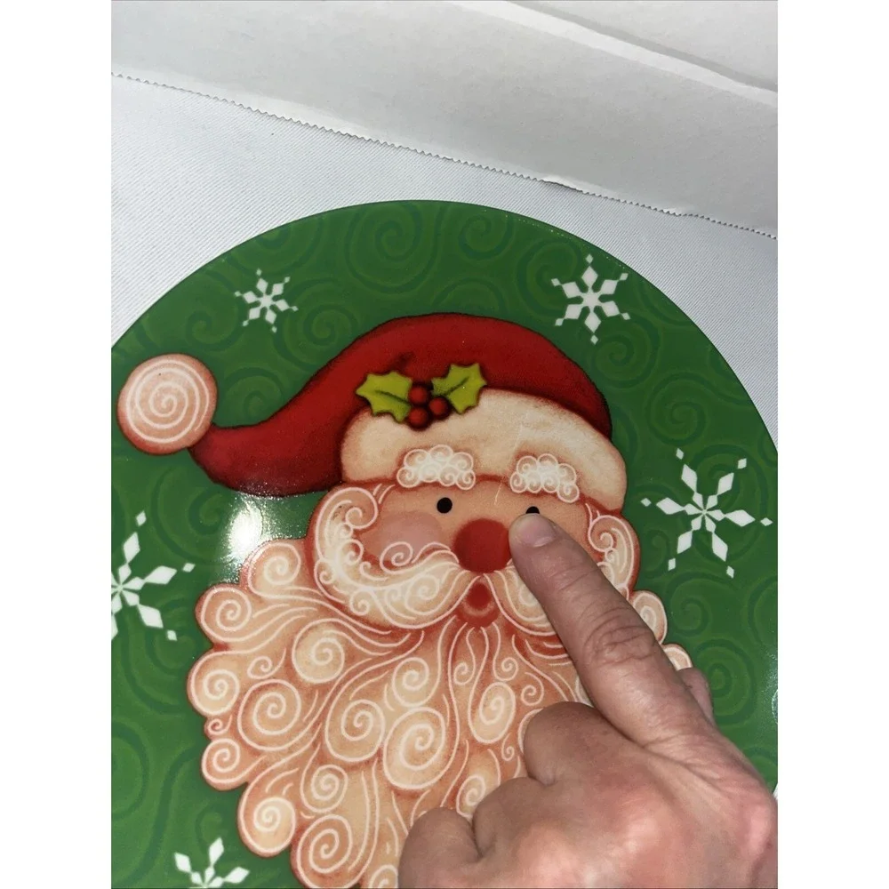 Cracker Barrel Stoneware Christmas Dessert 8